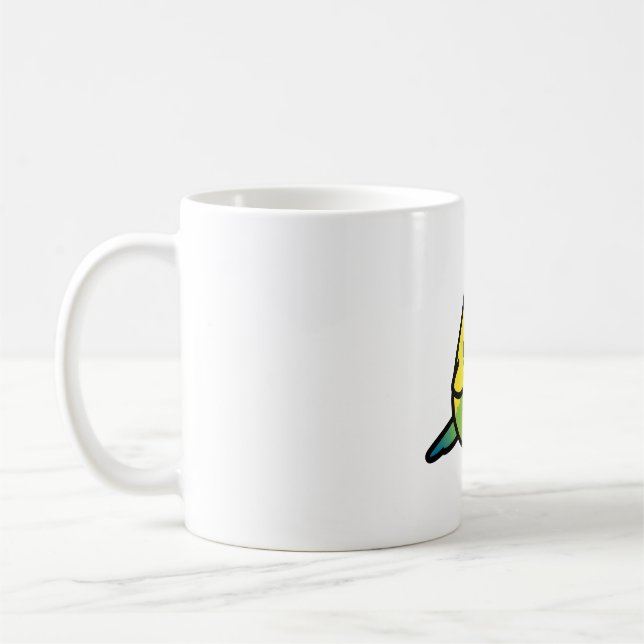 Mug Chubby Green Budgie - Femme (Gauche)