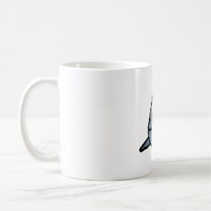 Mug Chubby Slate Blue Budgie