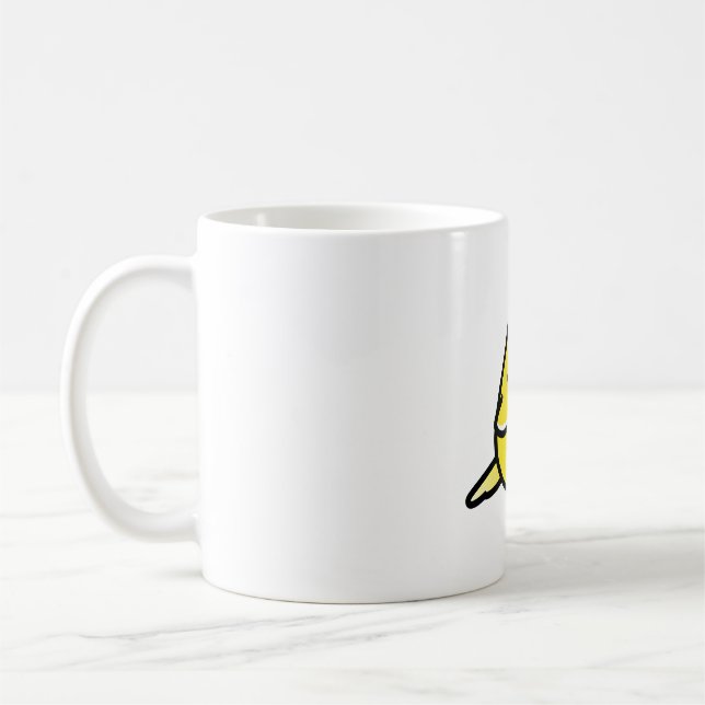 Mug Chubby Yellow Lutino Budgie yeux rouges (Gauche)