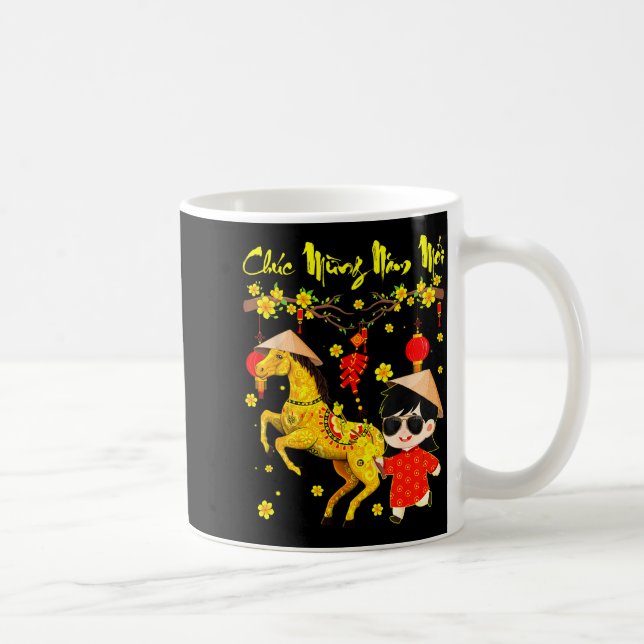 Mug Chuc Mung Nam Moi Binh Ngo Tet 2026 Vietnamese Gir (Droite)