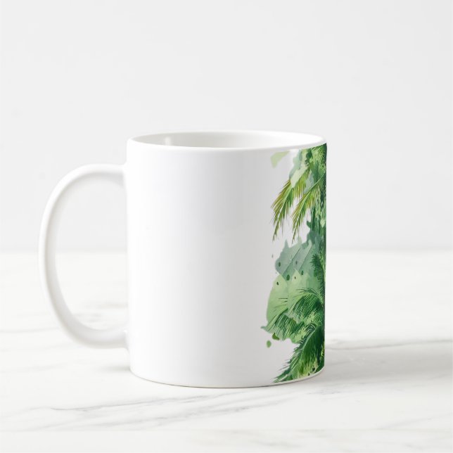 Mug Chuchotements de la Canopée Émeraude des Palmiers  (Gauche)