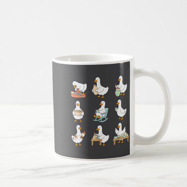 Mug Chuchoteur d'argile T Er Céramique Oie Ridicule Fa (Droite)