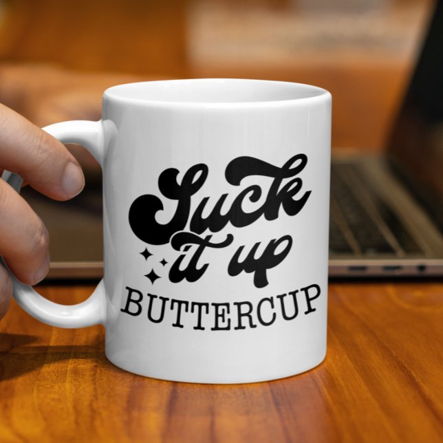 Mug Chuck it Ip Buttercup Drôle Motivationnel (Créateur téléchargé)