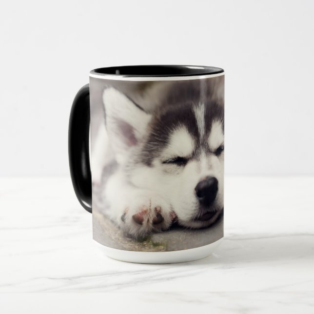 Mug Chuppy Husky Sleeping (Devant gauche)
