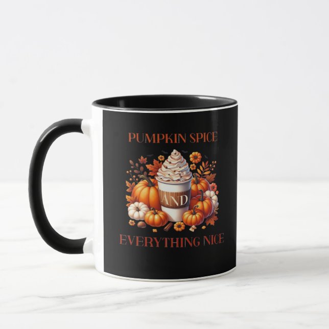 Mug Chute Citrouille Épices Et Tout Nice (Gauche)
