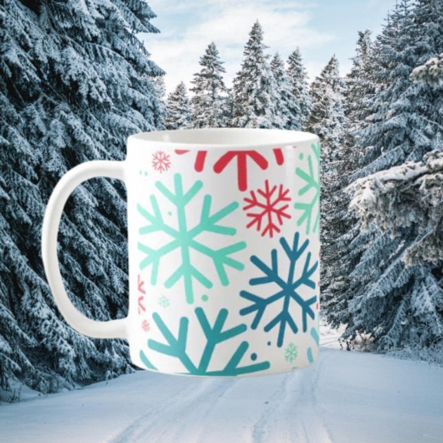 Mug Chute de neige de minuit - Musique de flocon de ne (Créateur téléchargé)