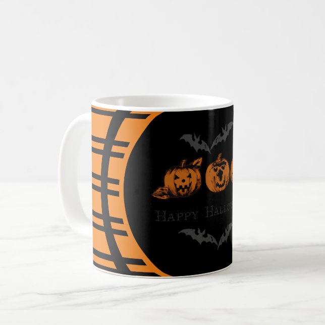 Mug Chute/Halloween/Mug de café citrouille (Devant gauche)