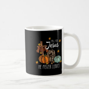 Mug Chute Pour Jésus Il N'A Jamais Citrouille Feuille