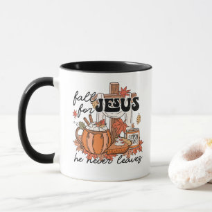Mug Chute Pour Jésus Il N'A Jamais Feuille, Chrétien C