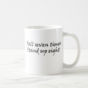 Mug Chute sept fois tiennent le cadeau de la