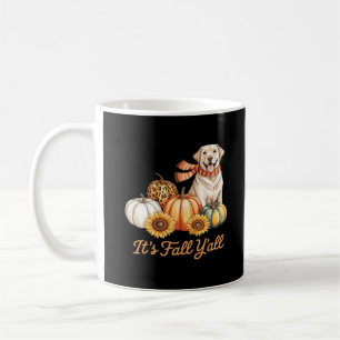 Mug Chute Y’all Chien Leopard Citrouille Automne Creat