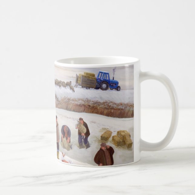 Mug Chutes de neige d'hiver (Droite)