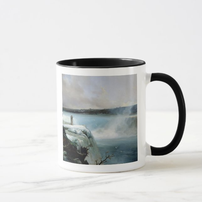 Mug Chutes du Niagara, c.1837-40 (huile sur la toile) (Droite)