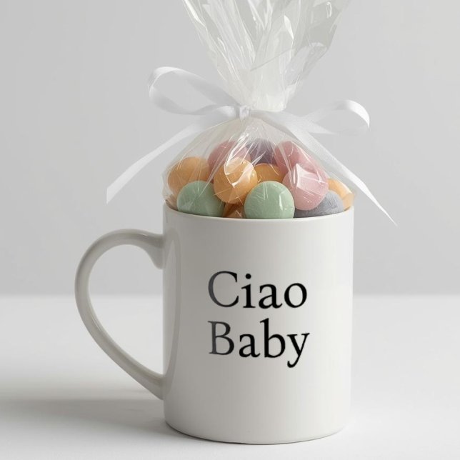 Mug Ciao Baby Chic Baby Shower Keepsake (Ciao Baby - Baby Shower Chic Favor and Keepsake Mug)