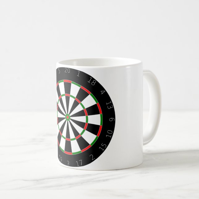 Mug Cible de fléchettes (Devant droit)