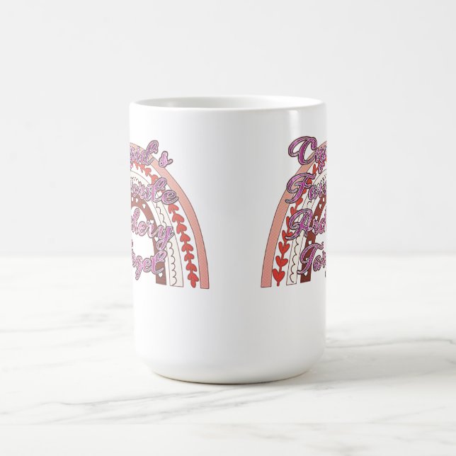 Mug Cible de tir à l'arc préférée de Cupidon - Saint-V (Centre)