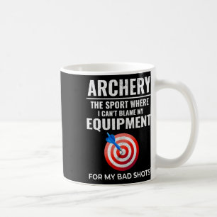 Mug Cibles de l'équipement de tir à l'arc Archer Bow A