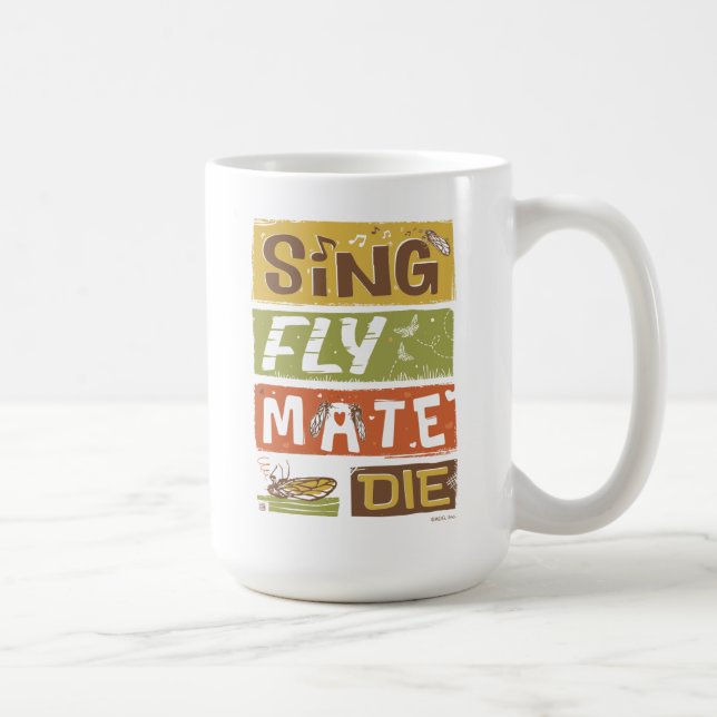 Mug Cicada Sing Fly Mate Die (Droite)