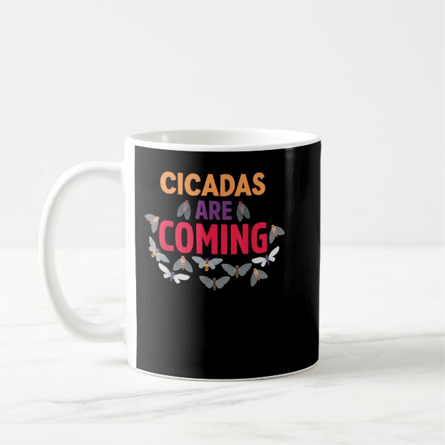 Mug Cicadas arrive Brood X essaim usa Insect cicad (Gauche)