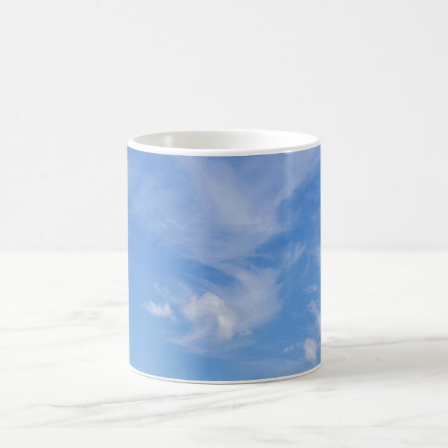 Mug Ciel Bleu Avec Nuages Agités (Centre)