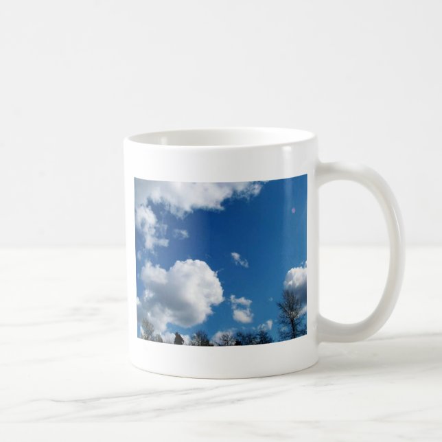 Mug ciel bleu et nuages blancs (Droite)