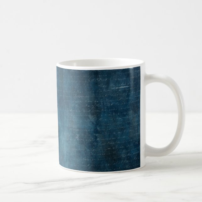 Mug Ciel bleu-foncé dans l'espace avec l'écriture (Droite)