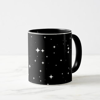 Mug Ciel étoilé moderne de nuit motif sans couture 8K