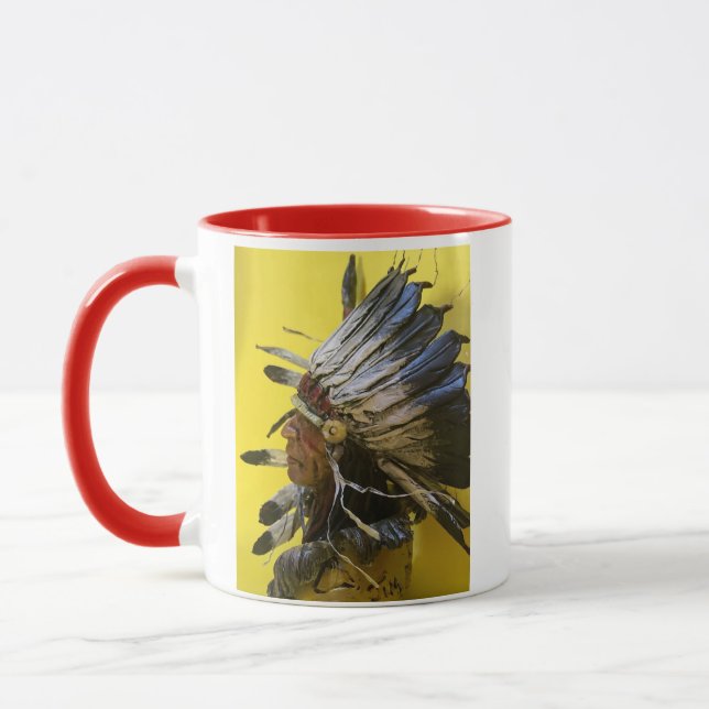 Mug Ciel matinal "Kiowa" original d'art (Gauche)