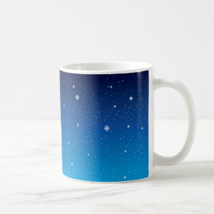 Mug Ciel nocturne étoilé bleu profond