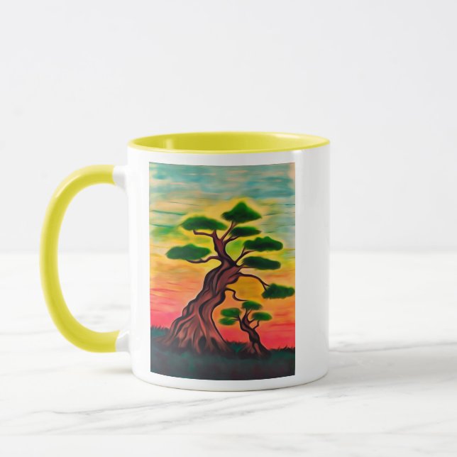 Mug Ciel orange vif (Gauche)