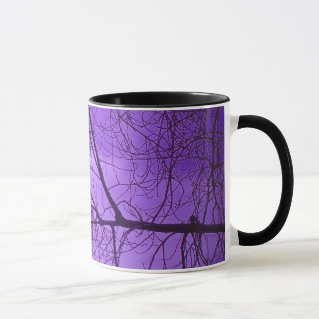 Mug Ciel pourpre de Corbeau noir (Droite)