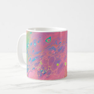 Mug Ciel sur Vénus Coral Rose Galaxy Acrylique Pour