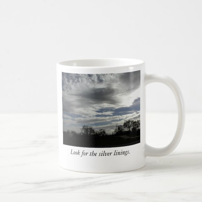 Mug Ciel Tasse-Nuageux au-dessus de Templeton CA (Droite)