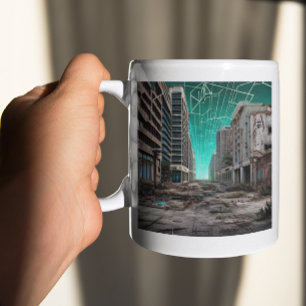 Mug Ciels Turquoises dystopiques abandonnés
