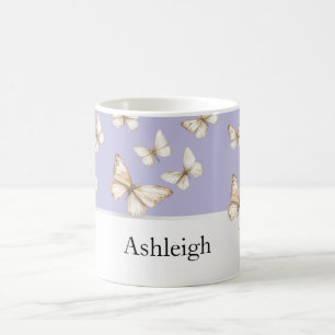 Mug Cieux violets et papillons