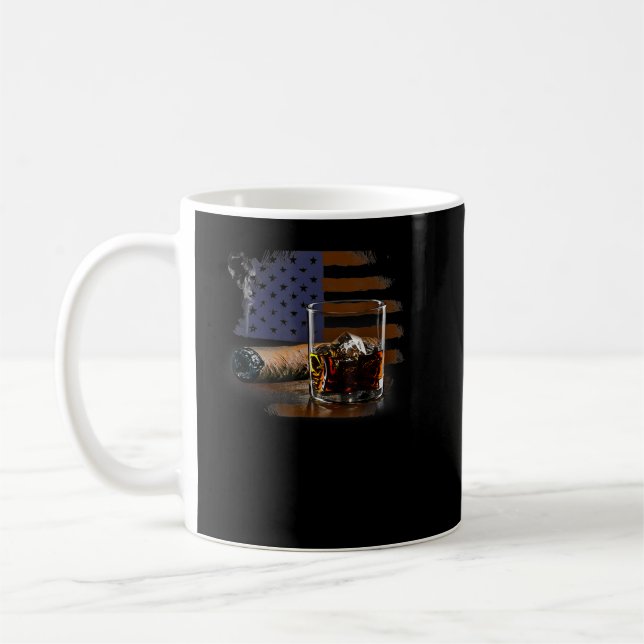Mug Cigar et Bourbon Grand cadeau pour Cigar Lounge Lo (Gauche)