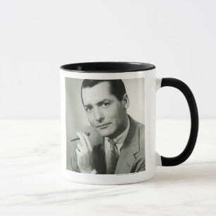 Mug Cigare de tabagisme d'homme d'affaires