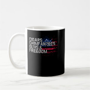 Mug Cigars CHIMPANZEES Armes & Liberté