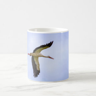 Mug cigogne blanche européenne