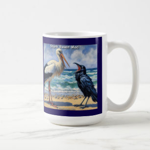 Mug Cigogne Corbeau Fou – Bavarderie d'oiseaux de plag