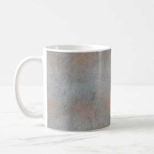 Mug Ciment En Béton Doux Avec Image En Argile (Gauche)