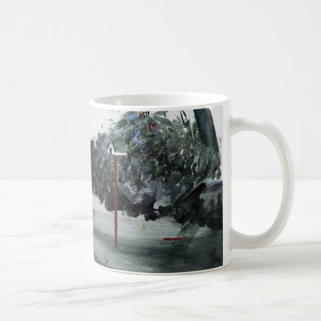Mug Cimetière 2013 d'Ohlsdorf de boîte d'oiseau (Droite)