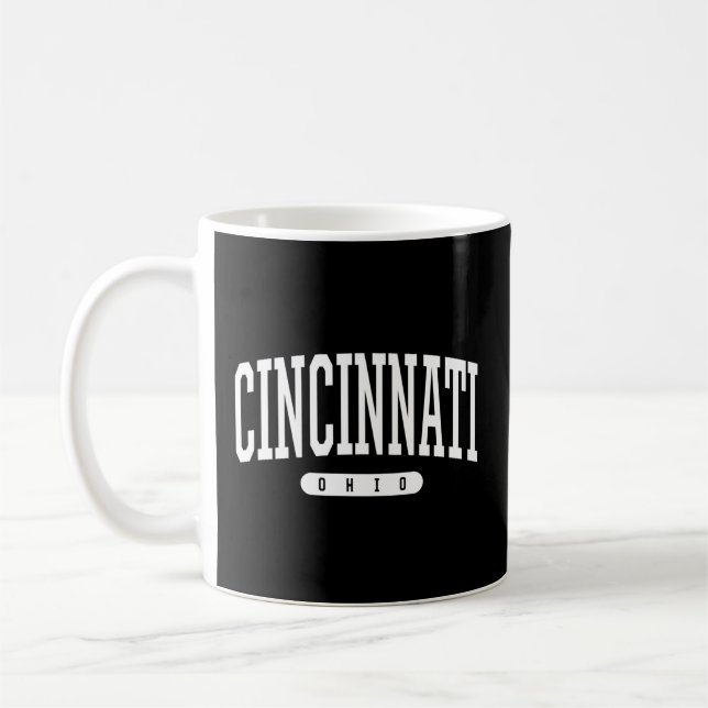 Mug Cincinnati College University Style Oh Usa (Gauche)