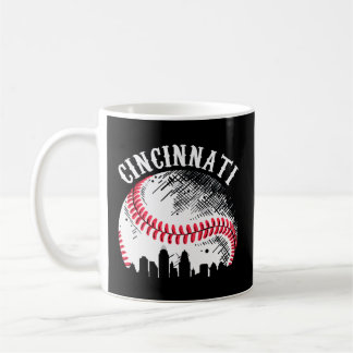 Mug Cincinnati Skyline City Baseball Rencontre À Gamed