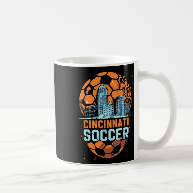 Mug Cincinnati Soccer City Skyline Cool Cincy 513  (Droite)