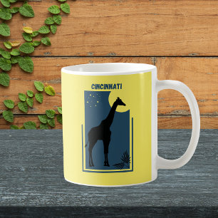 Mug Cincinnati Zoo Ohio Vintage Giraffe