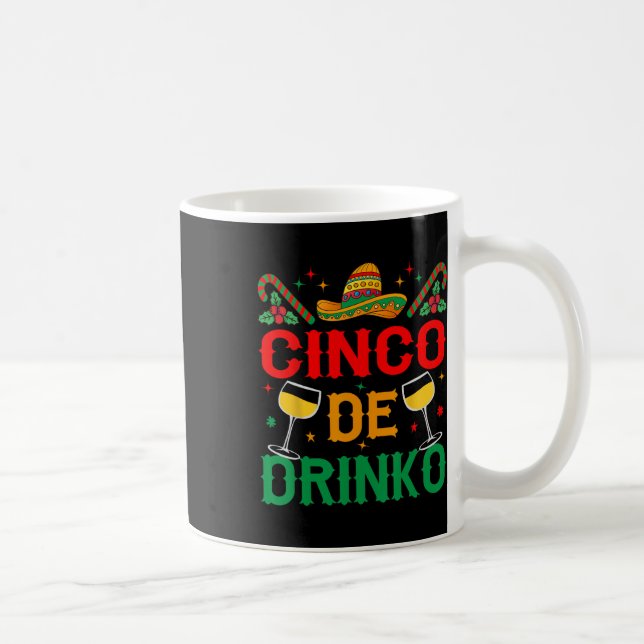 Mug Cinco De Drinko Cinco De Mayo Drôle (Droite)