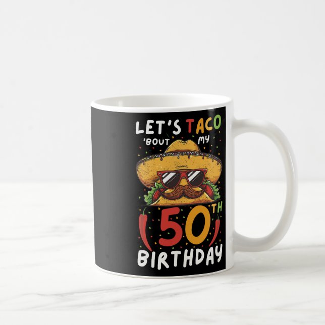 Mug Cinco De Mayo 50e Anniversaire Taco Age 50 Bi Mexi (Droite)