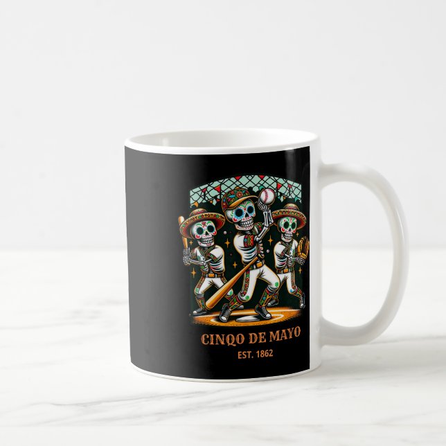 Mug Cinco De Mayo Bysebyll Skeletons (Droite)