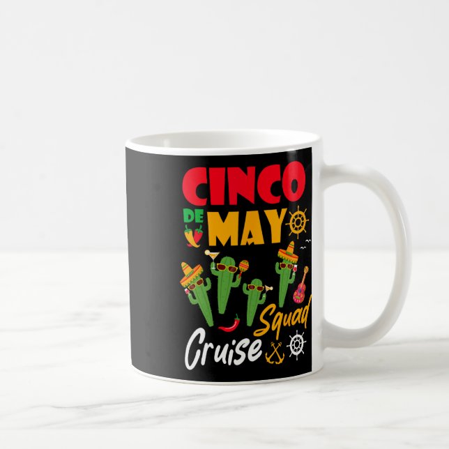 Mug Cinco De Mayo Croisière Squad Vacances D'Été (Droite)